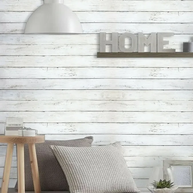 Miksi valita sisustussuunnitteluusi itsekiinnittyvä puukuvioitu koristetapetti